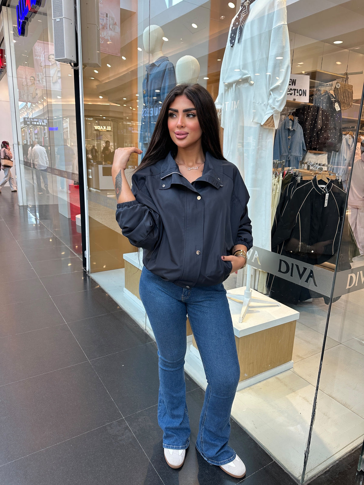 Oversized waterproof jacket