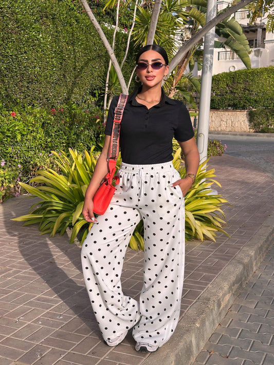 polka dot pants