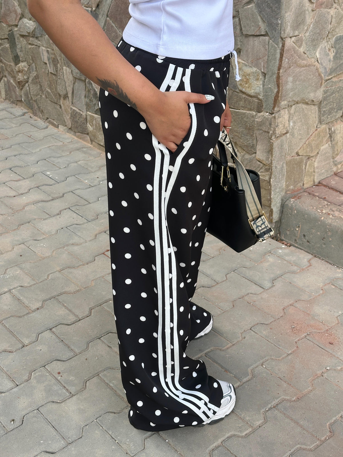 polka dot pants