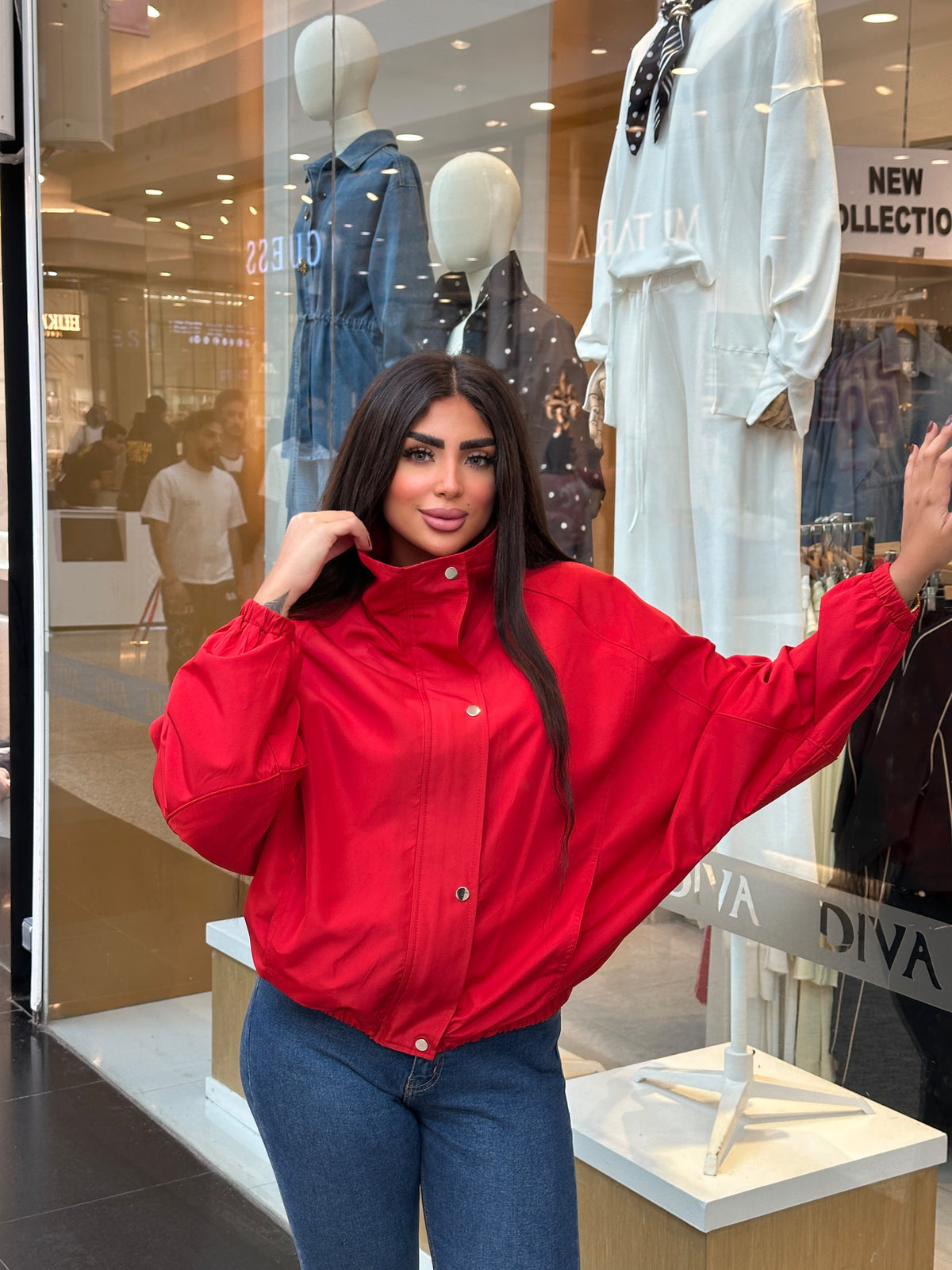 Oversized waterproof jacket