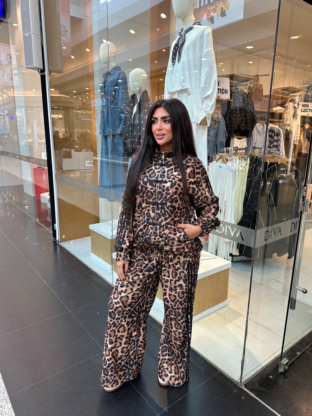 Leopard print set