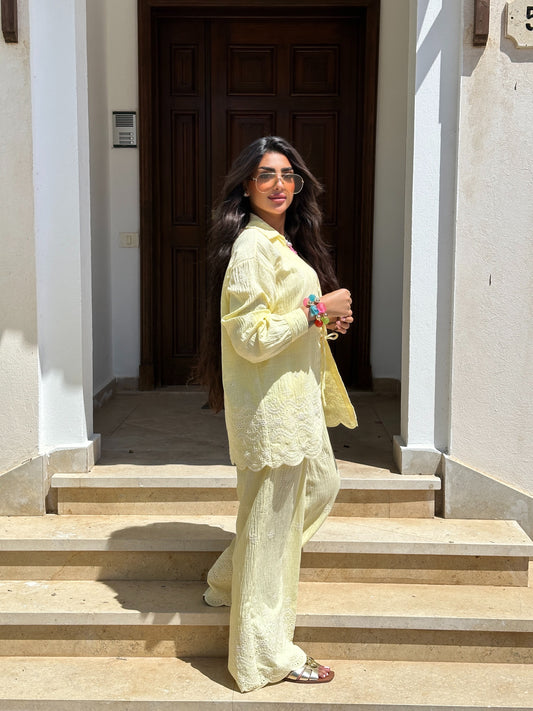 Cotton Embroidered Set