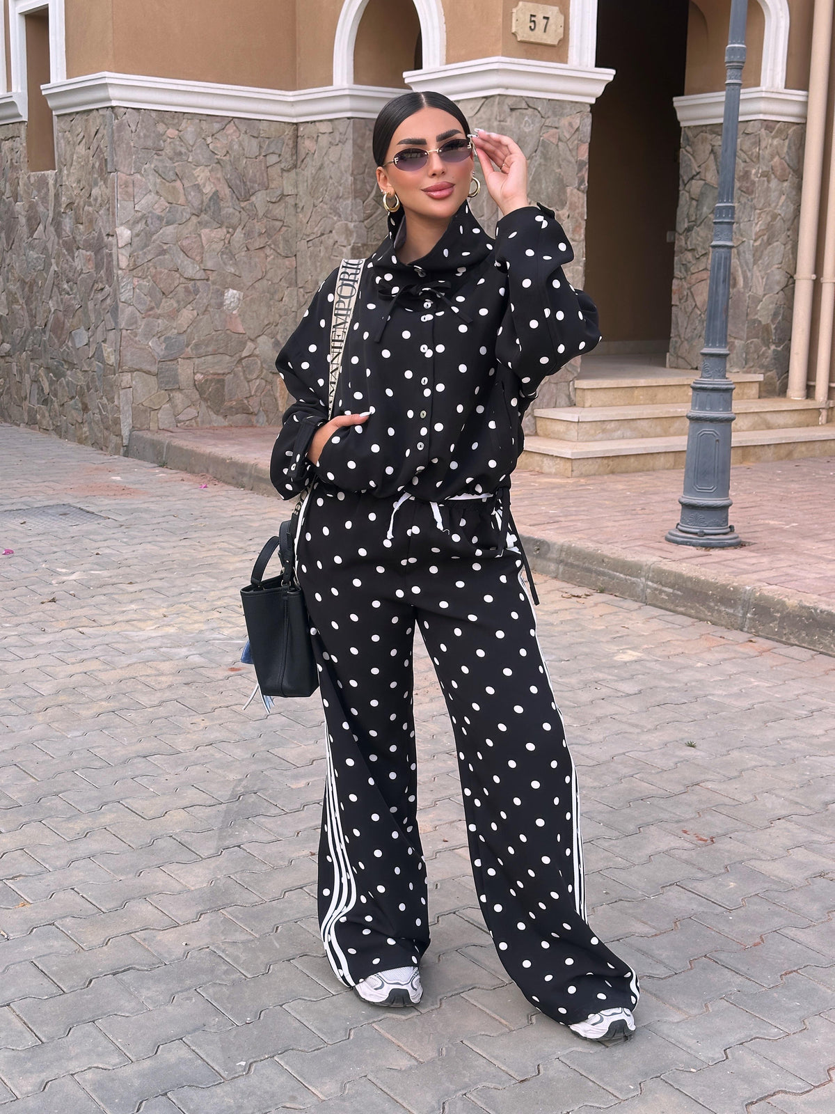 polka dot pants