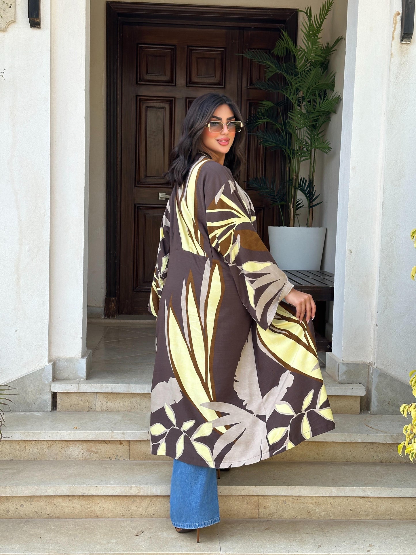Tropical Flow Kimono
