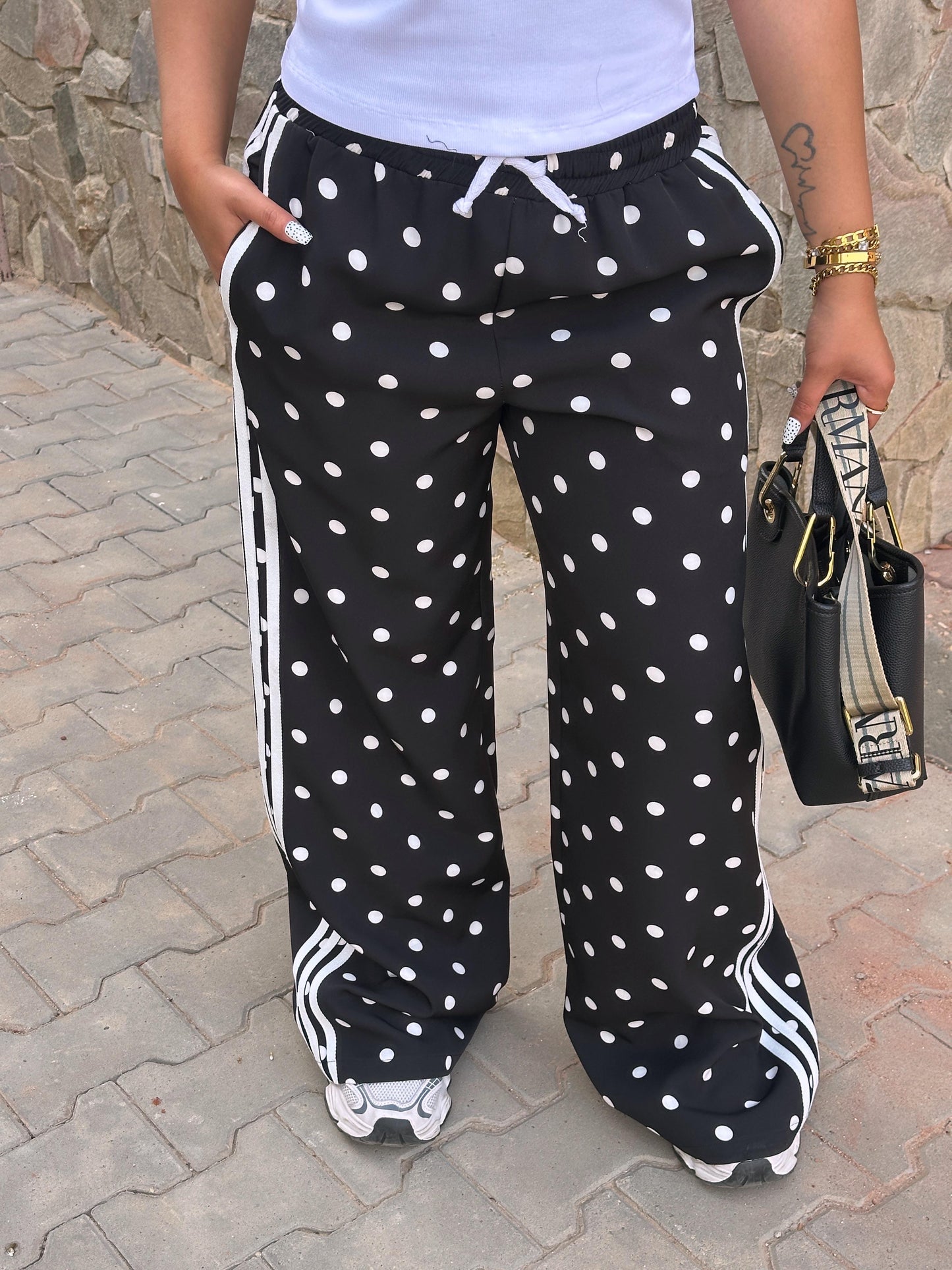 polka dot pants