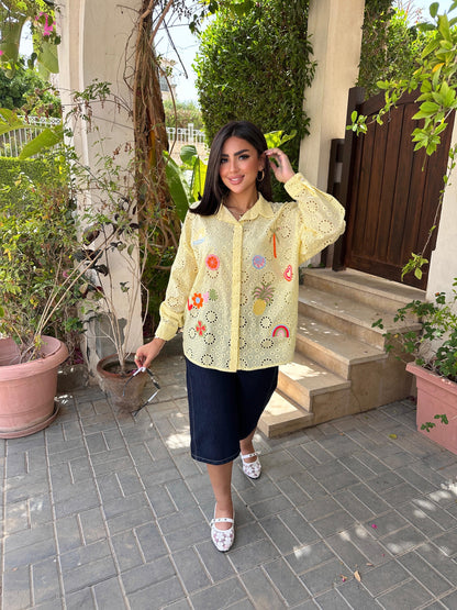 Summer embroidery shirt