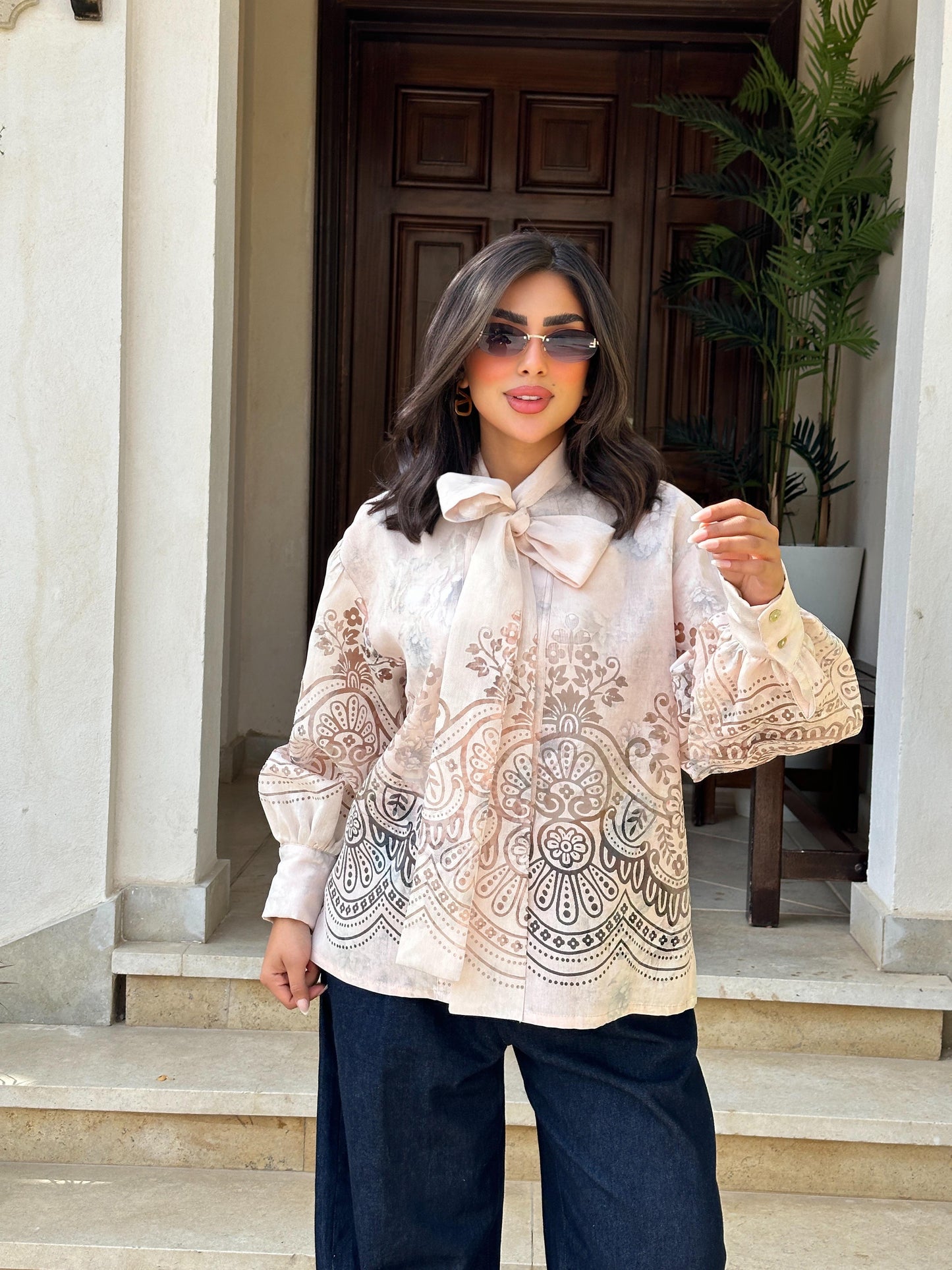 Tie Neck Blouse