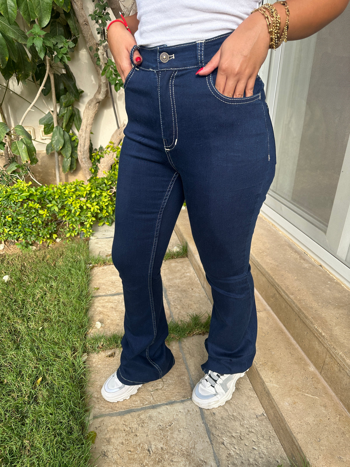 Flared jeans