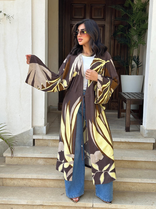 Tropical Flow Kimono