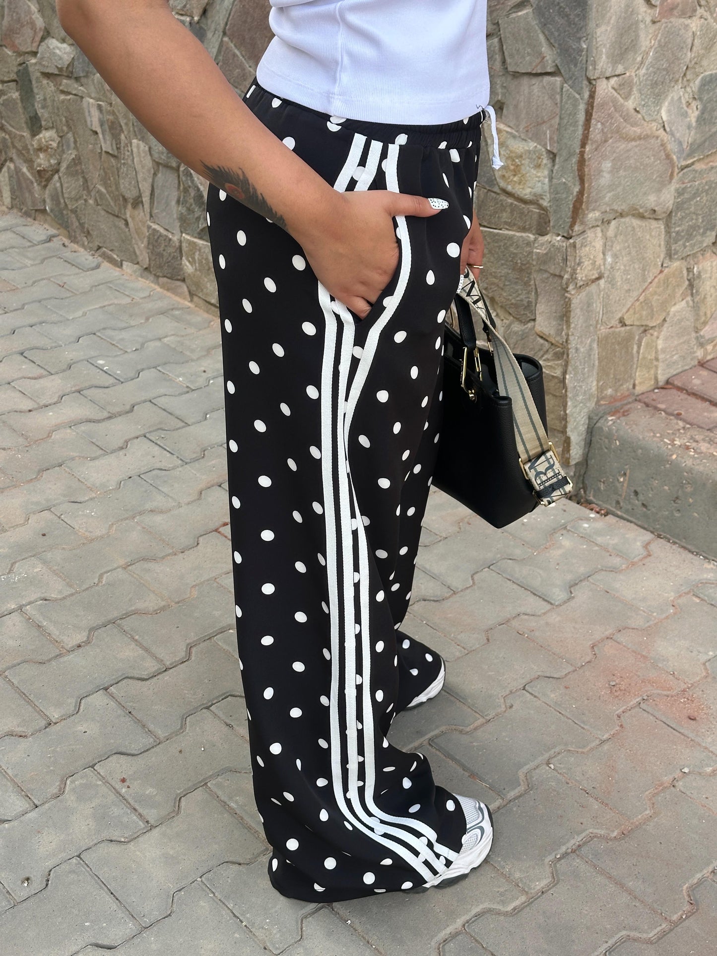 polka dot pants