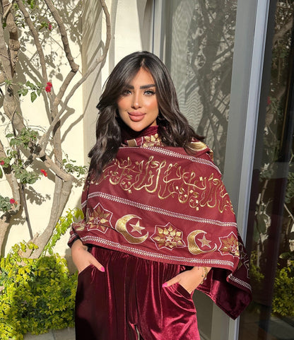 Ramadan embroidered shawl