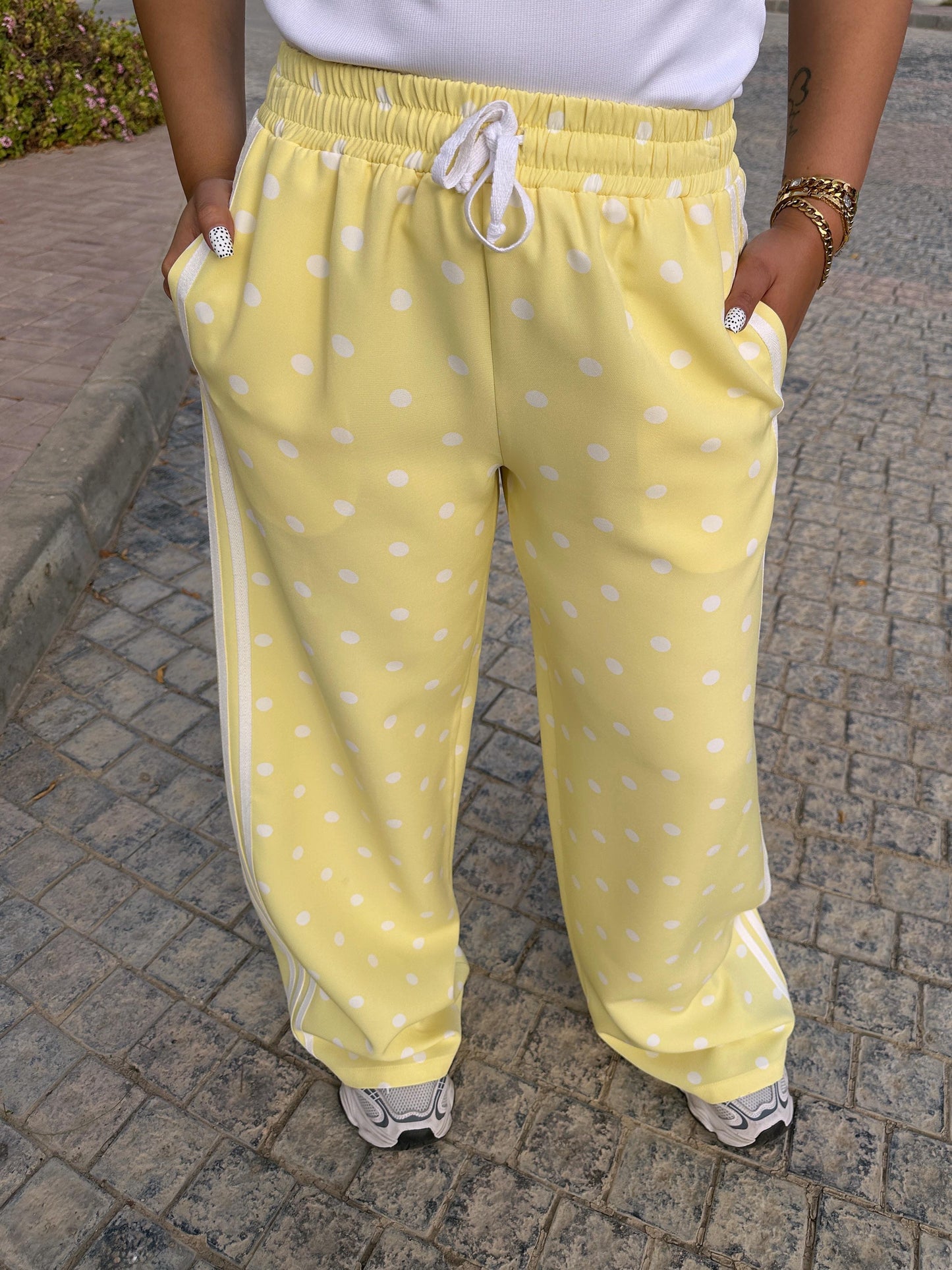 polka dot pants