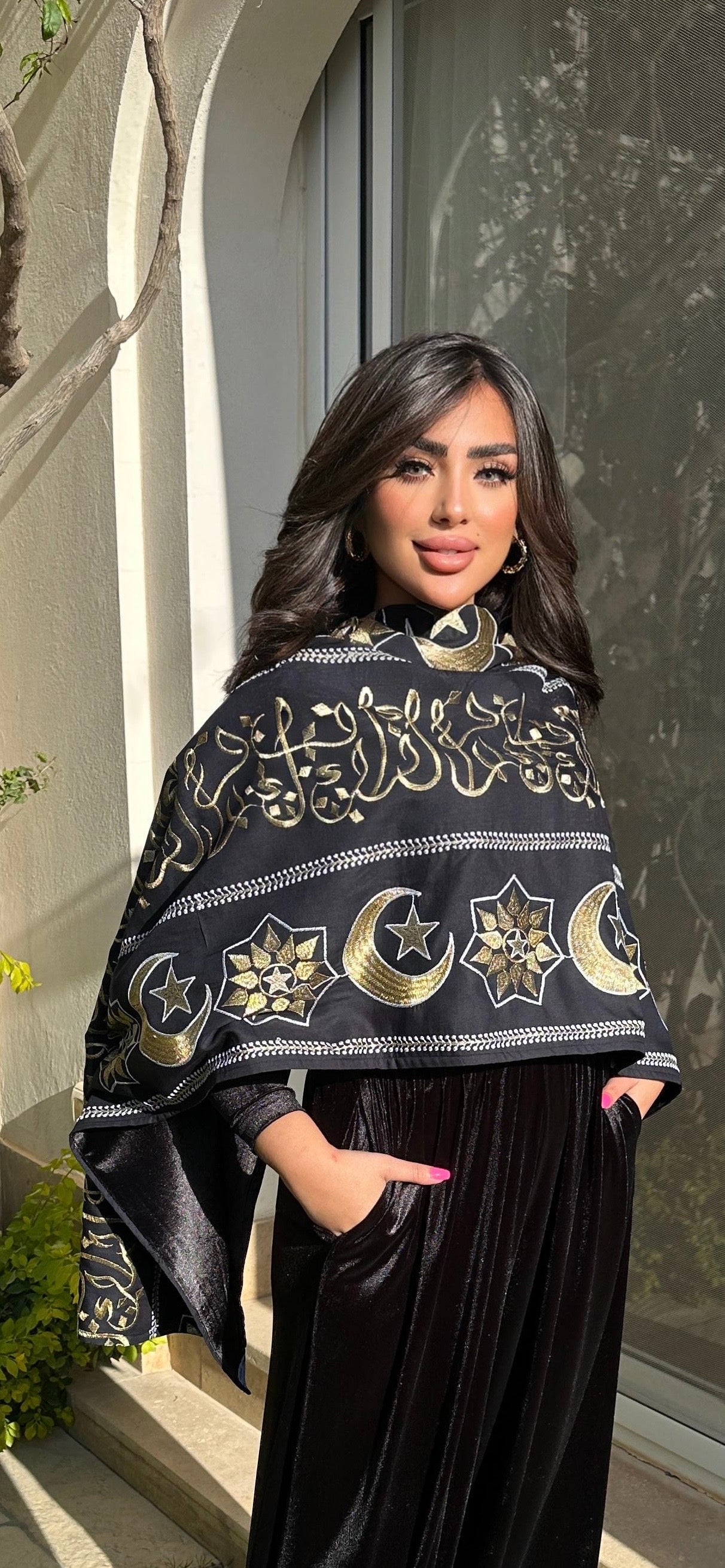 Ramadan embroidered shawl
