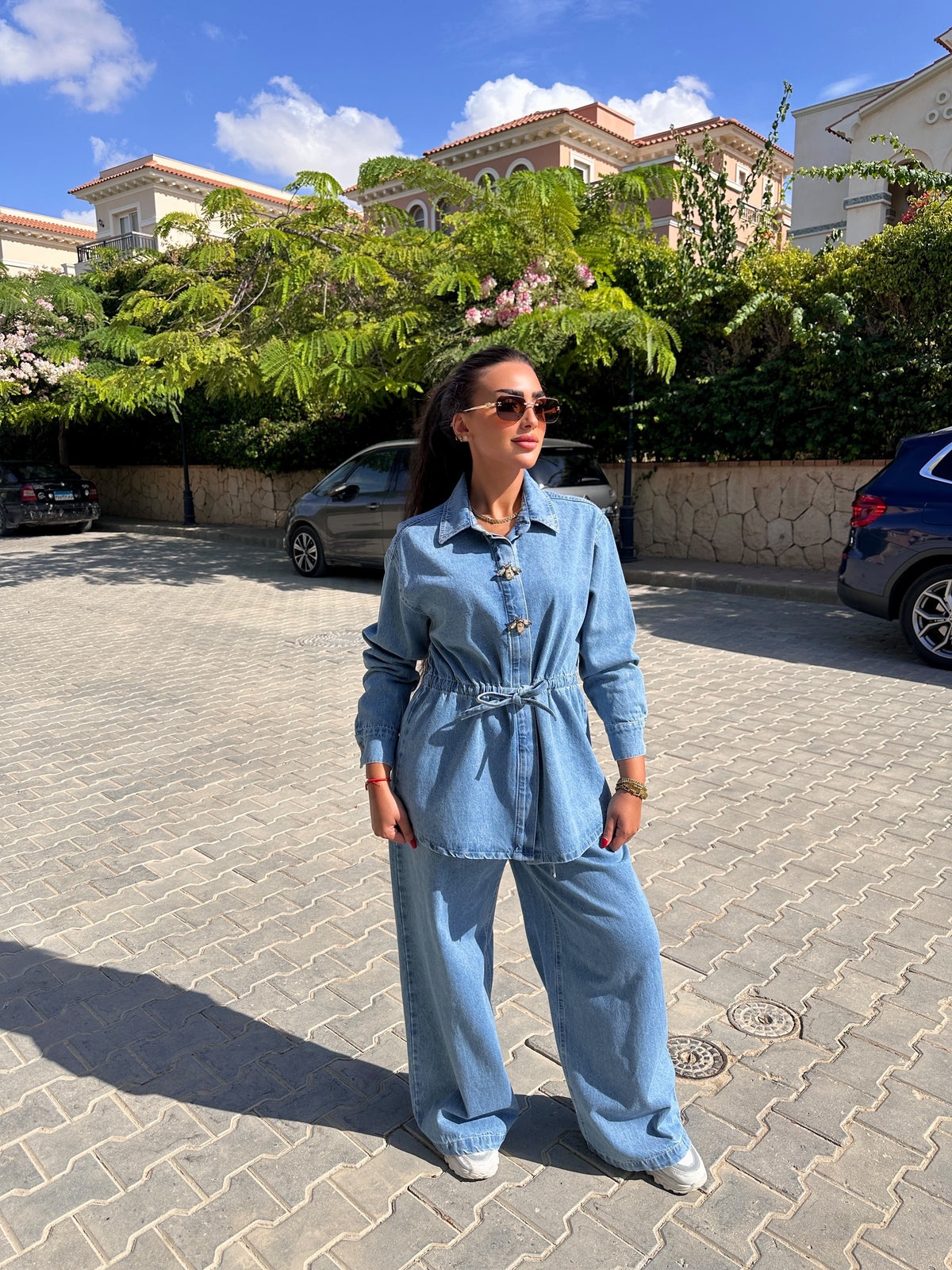 Bee denim set