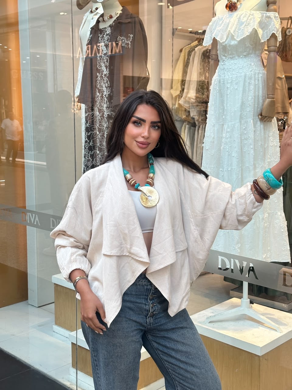 Linen summer jacket