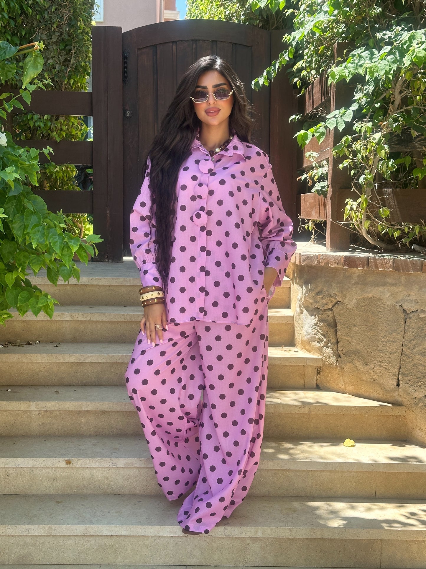 Polka dot set