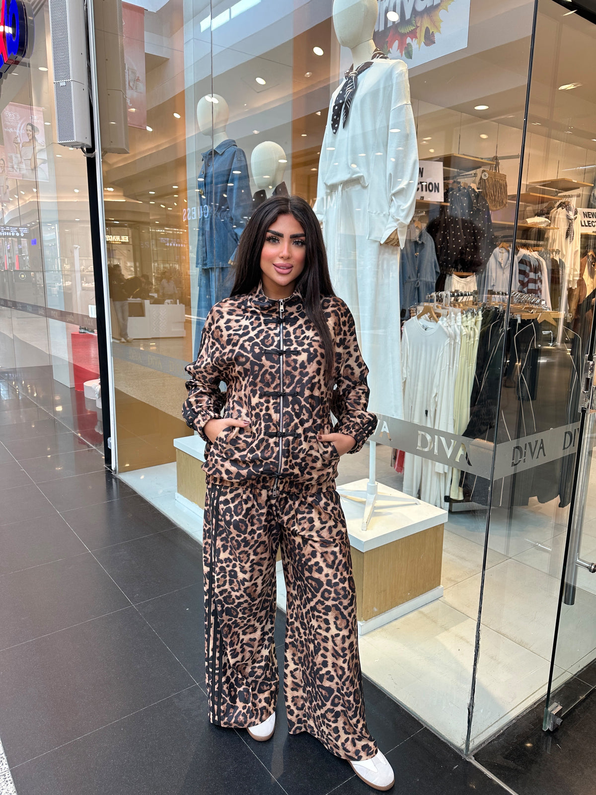 Leopard print set