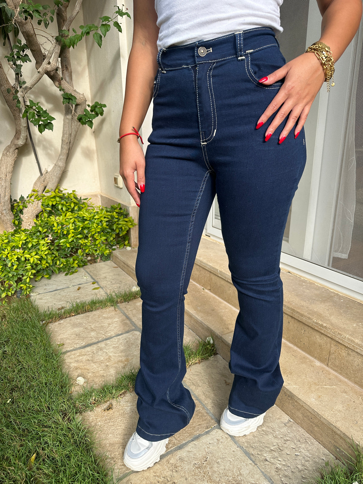 Flared jeans
