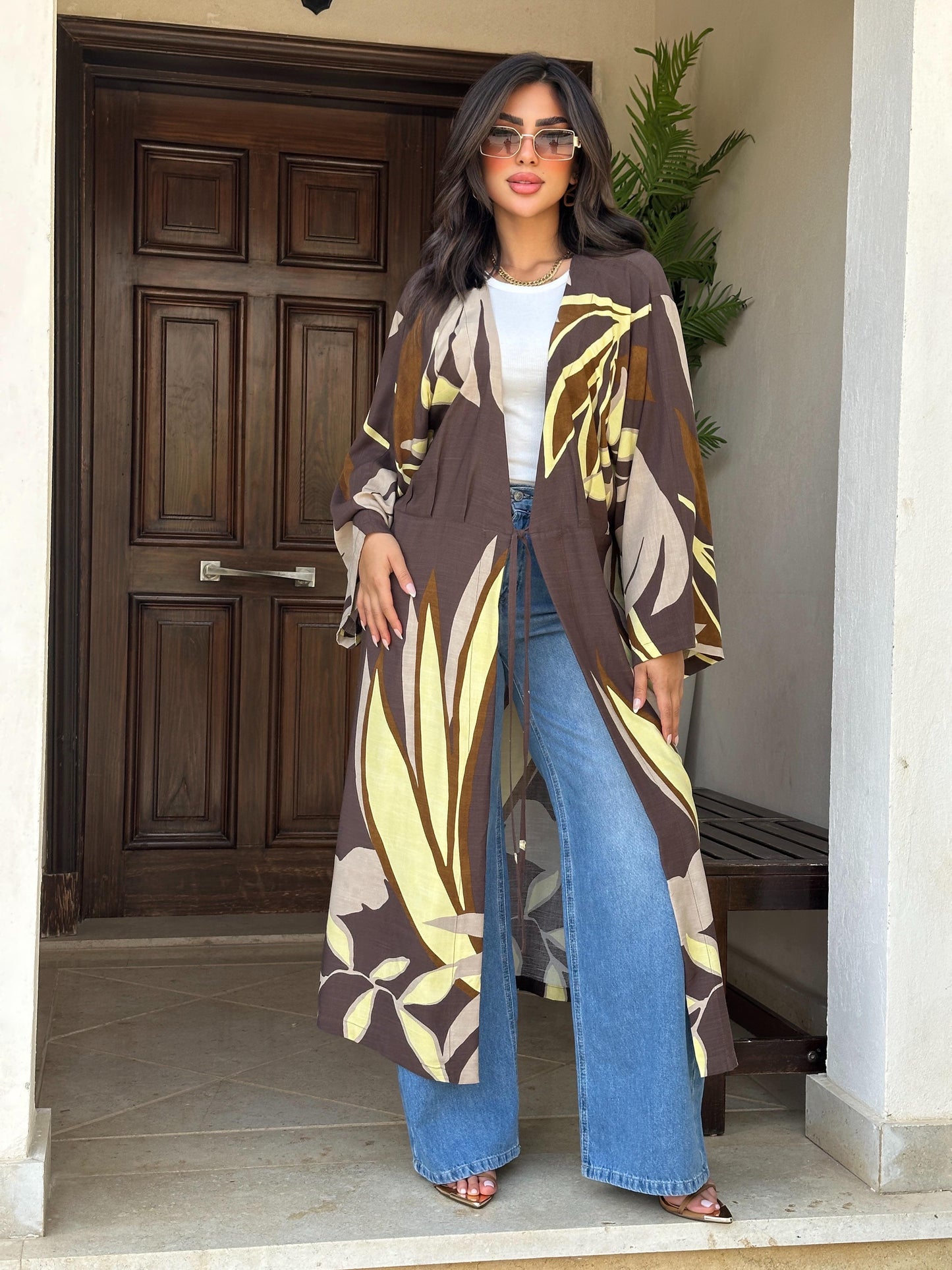 Tropical Flow Kimono