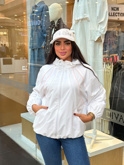 Hoodie waterproof jacket