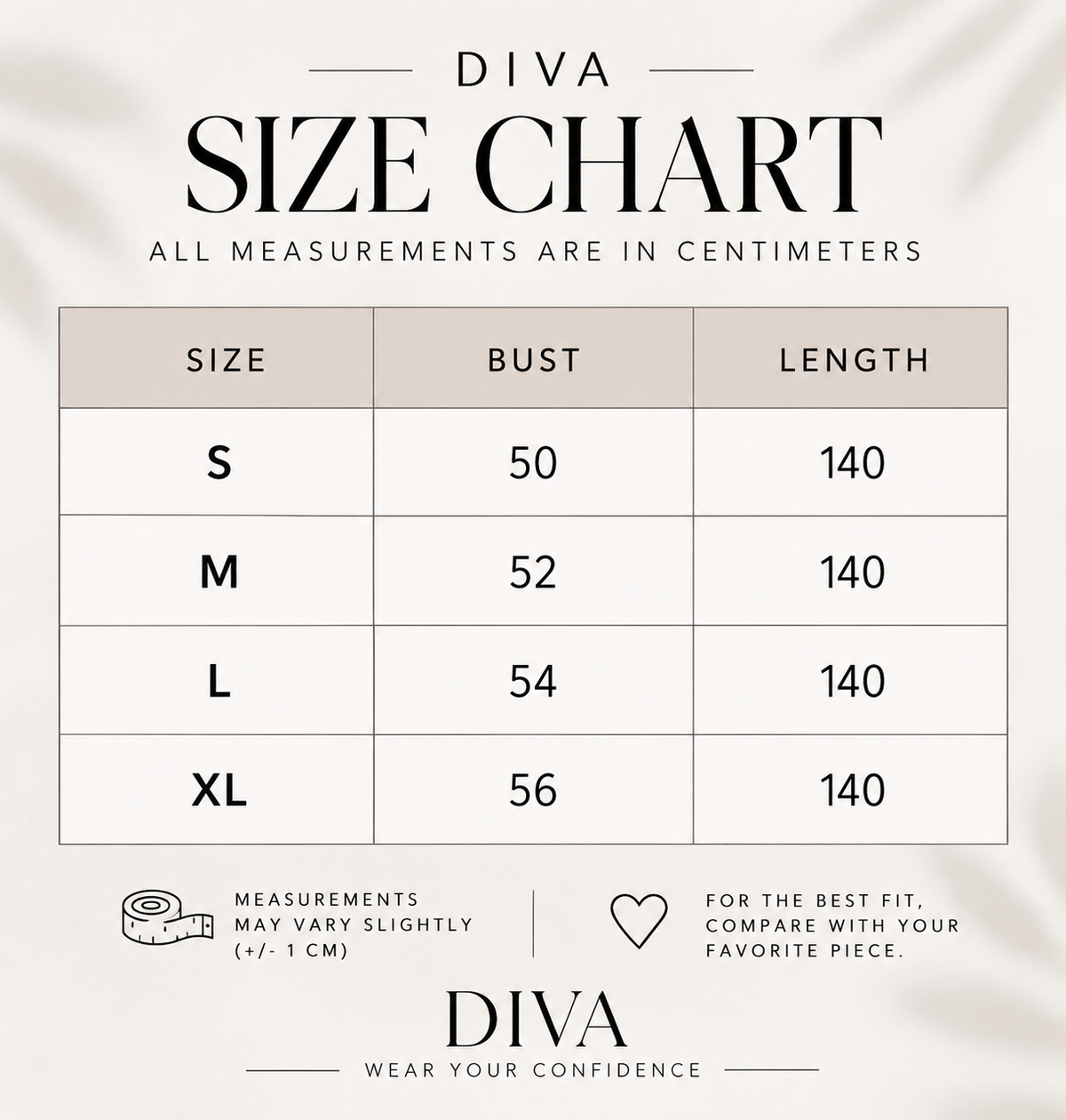 Size Guide - white bloom dress