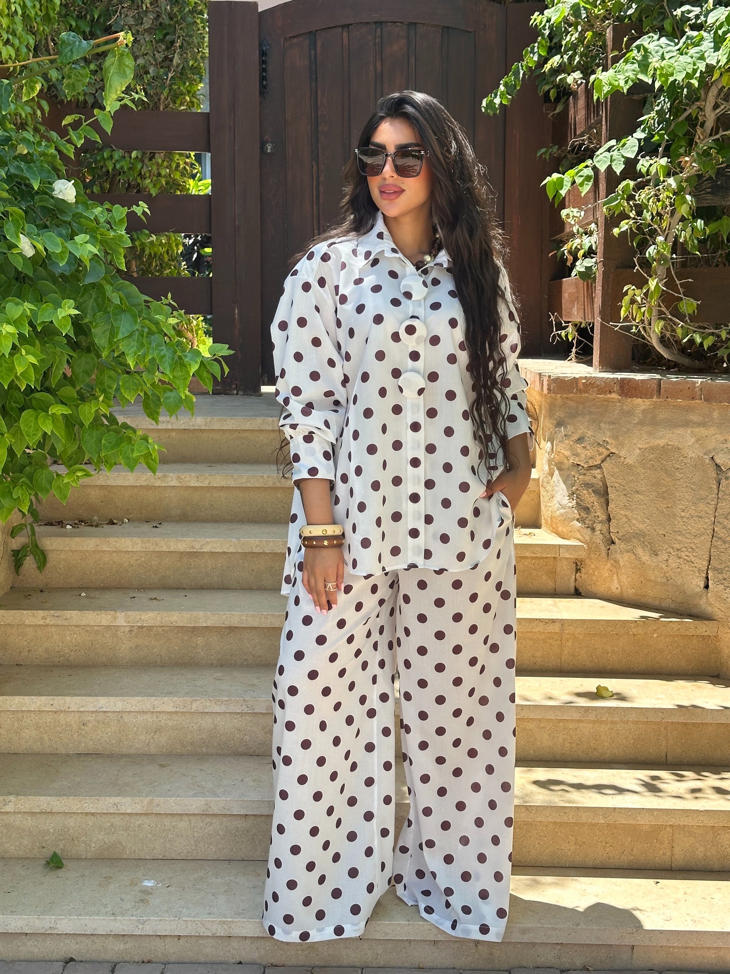 Polka dot set