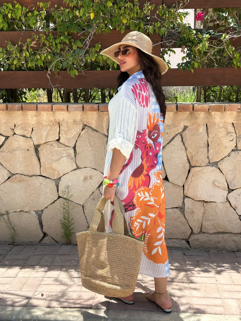 Pink Tiger Shirt Dress