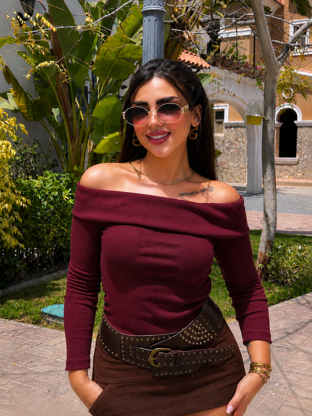 Off shoulder top