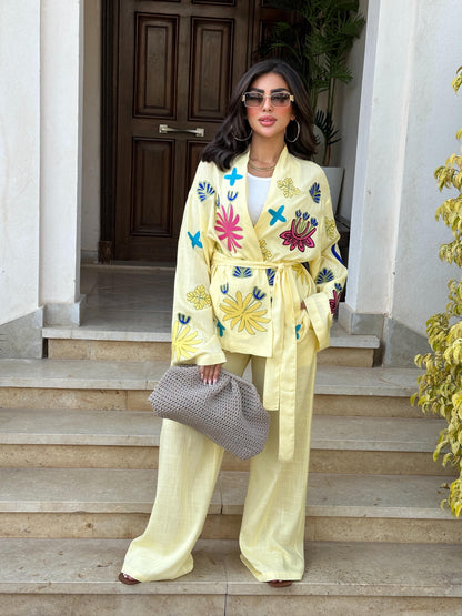 Floral Linen Set