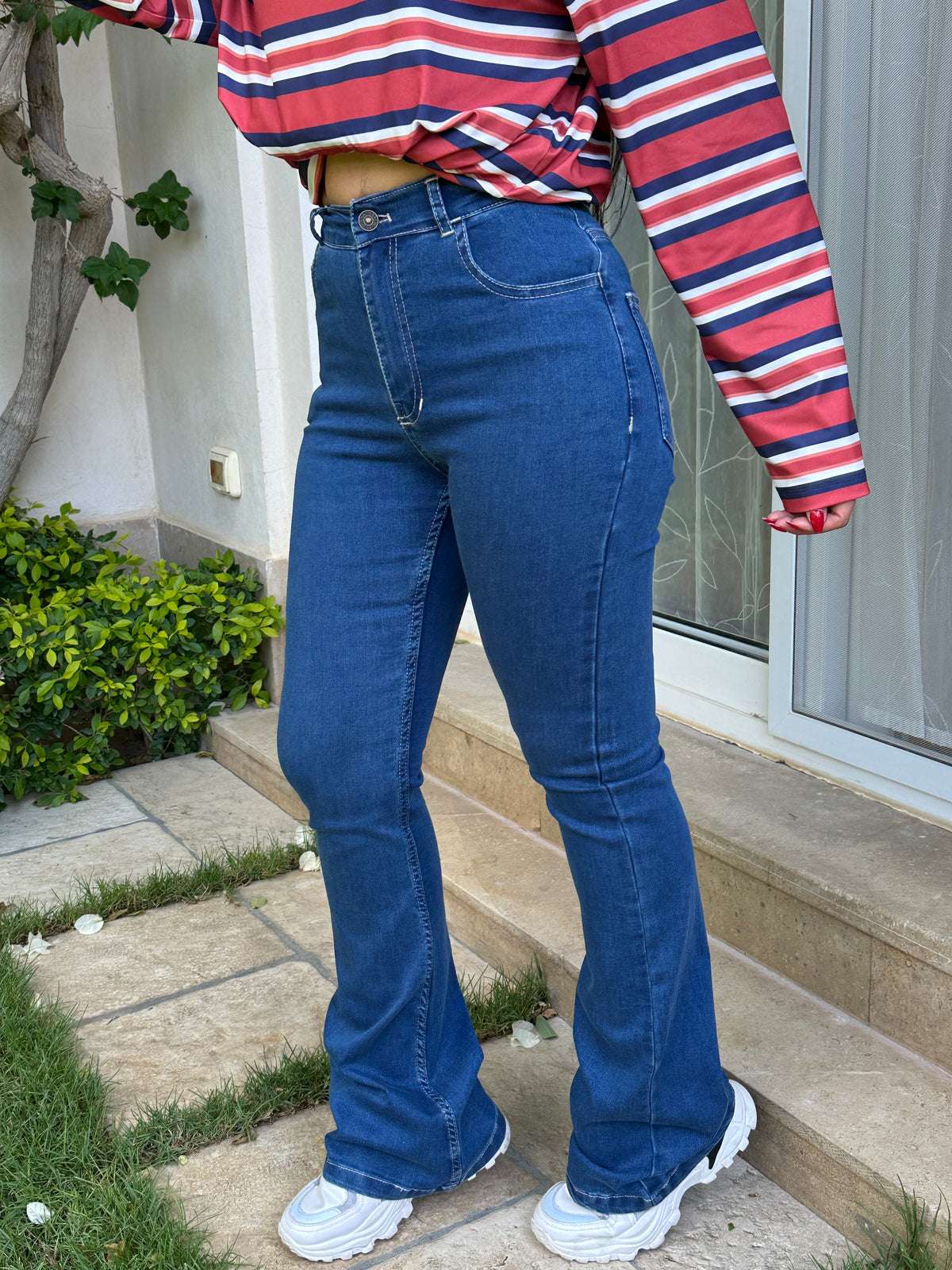 Flared jeans