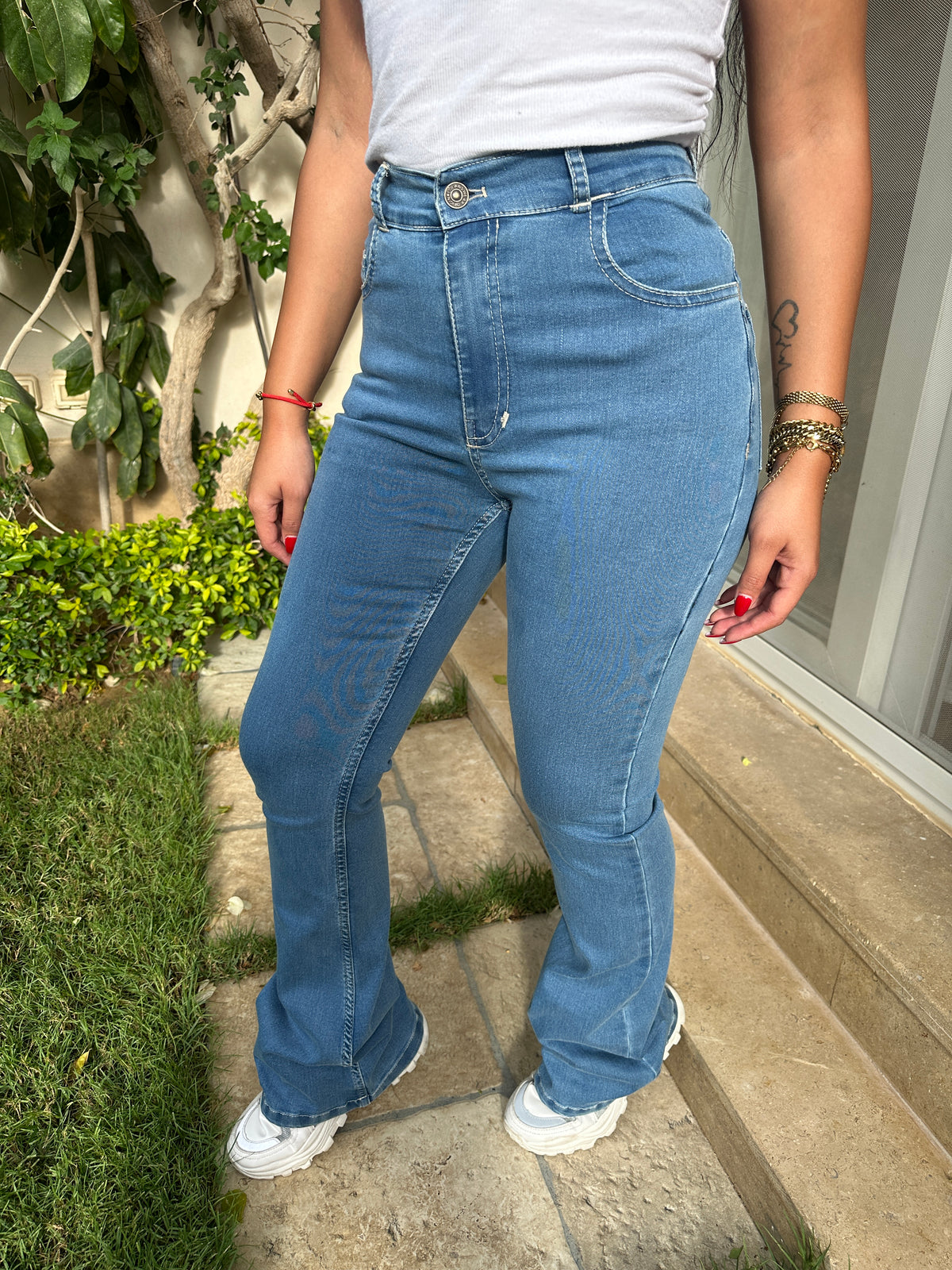 Flared jeans