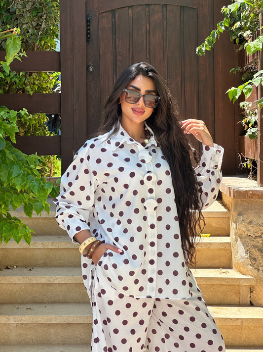 Polka dot set