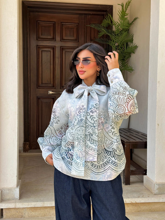 Tie Neck Blouse
