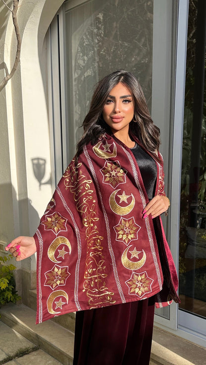 Ramadan embroidered shawl