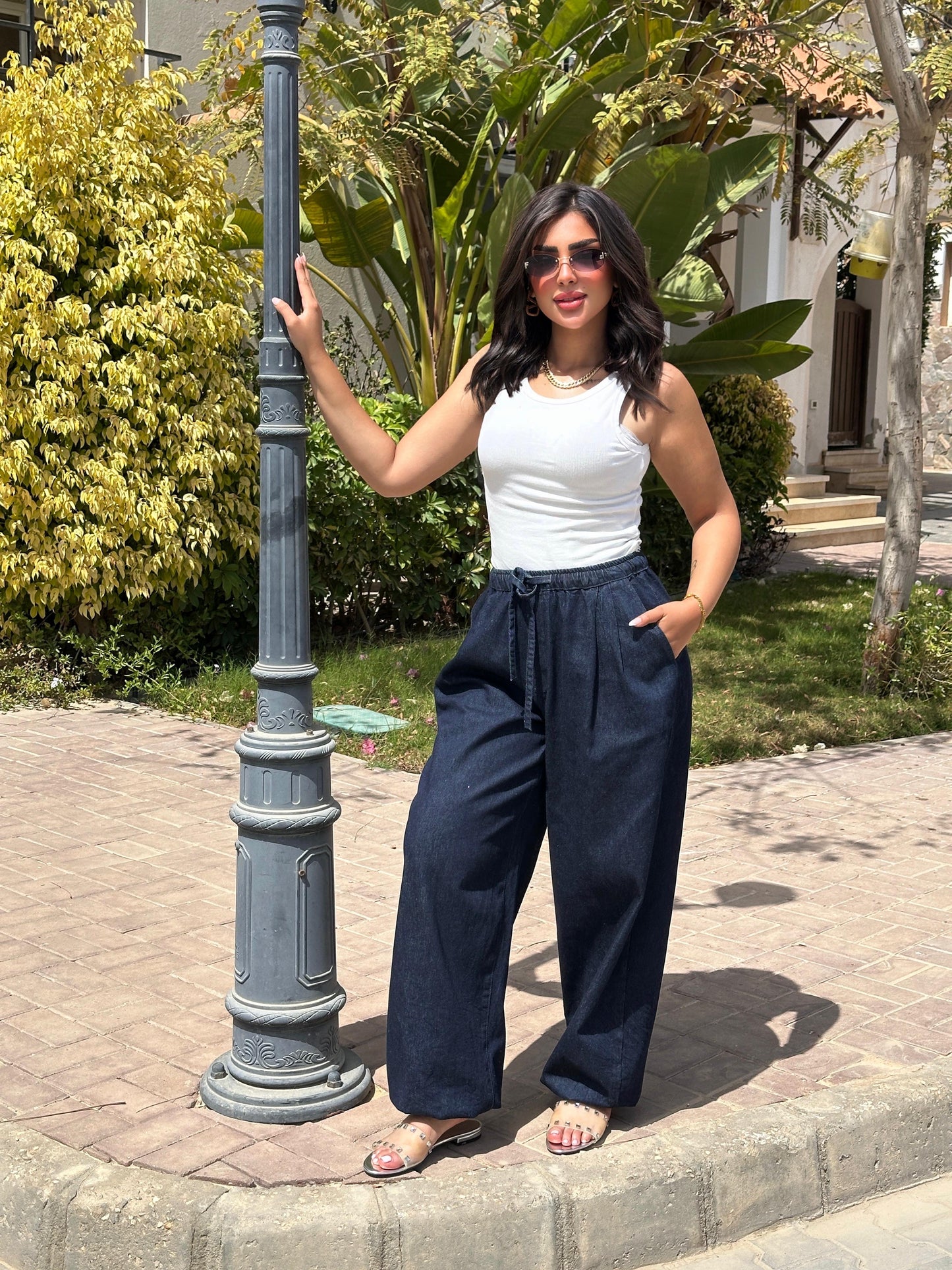 Ballon Denim Pants