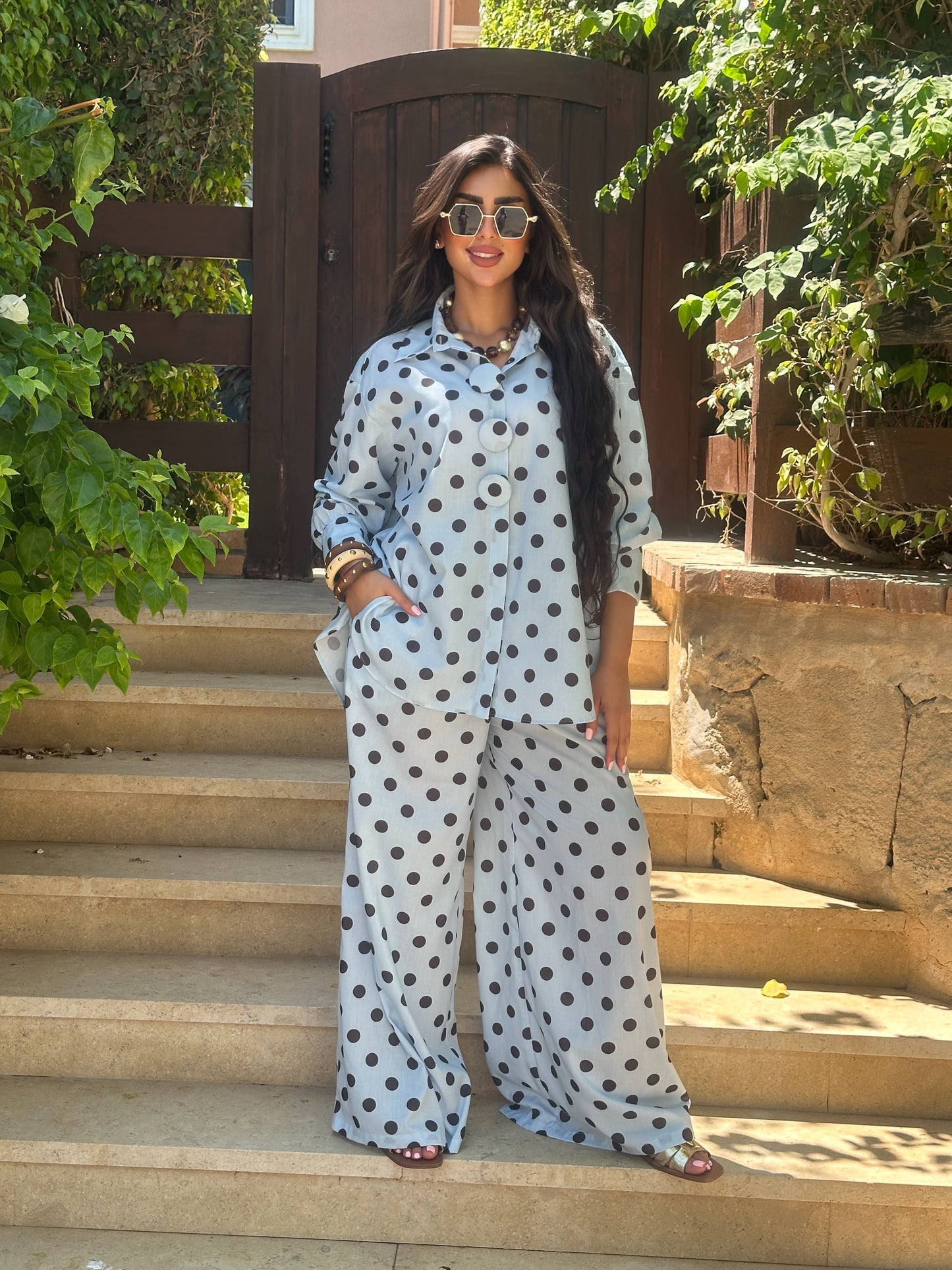 Polka dot set